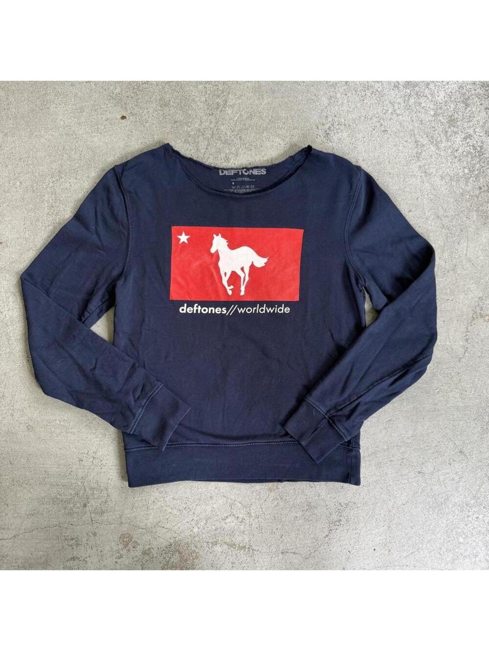 Deftones White Pony Worldwide Tour Rock Band Punk Crewneck Sweatshirt